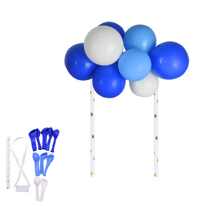 1 set creativ de 10 bucăți 5 inch set de decorațiuni pentru tort cu balon pentru decorarea petrecerii de aniversare, decorațiuni pentru tort, pentru baby shower, furnituri pentru decorarea nunții