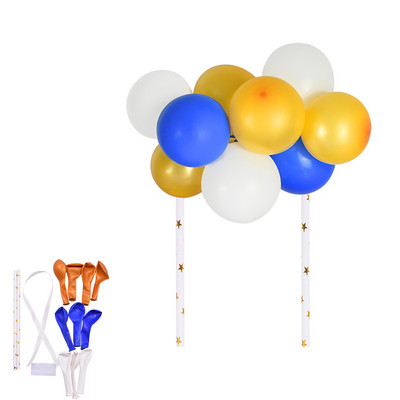 1 set creativ de 10 bucăți 5 inch set de decorațiuni pentru tort cu balon pentru decorarea petrecerii de aniversare, decorațiuni pentru tort, pentru baby shower, furnituri pentru decorarea nunții