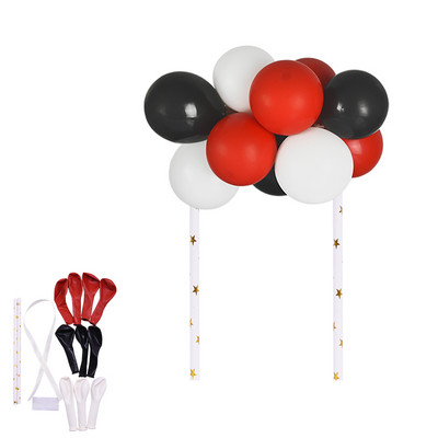 1 set creativ de 10 bucăți 5 inch set de decorațiuni pentru tort cu balon pentru decorarea petrecerii de aniversare, decorațiuni pentru tort, pentru baby shower, furnituri pentru decorarea nunții