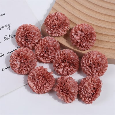 10/20 bucăți 4 cm hortensia flori artificiale cap pentru petrecere de nuntă decorare acasă Crăciun Anul Nou Accesorii cadou Floare de mătase