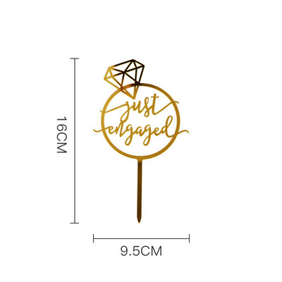 Preljevi za kolače Bride to Be od ružičastog zlata za dekoraciju svadbene torte Svadbeni tuš Hen Party Pribor za kolače za ukrašavanje kolača