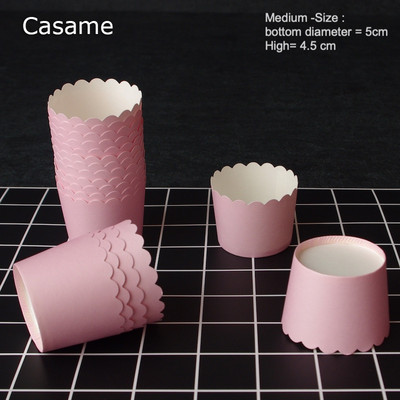 10 gab mirdzoša liela folija Cupcake papīrs Turētāji kāzu dekorācijas Iesaiņojums Iesaiņojums kūkas kaste Mafins papīrs turētāji folija zelta cupcake