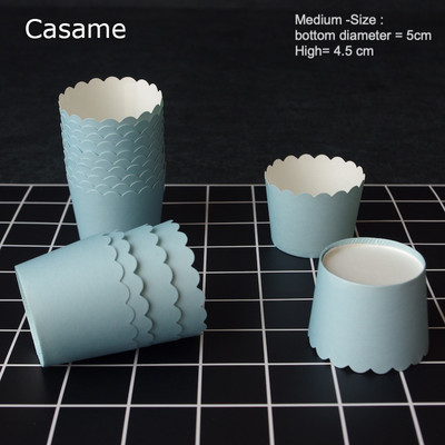 10 gab mirdzoša liela folija Cupcake papīrs Turētāji kāzu dekorācijas Iesaiņojums Iesaiņojums kūkas kaste Mafins papīrs turētāji folija zelta cupcake