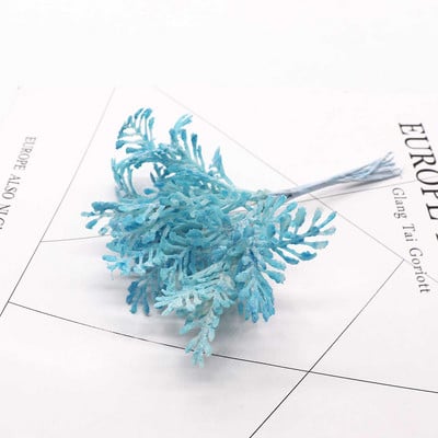 6 buc Buchet de eucalipt Ramuri de copac Frunze artificiale de mătase Decorare pentru casă Aranjament floral DIY Coroană de frunziș artificial