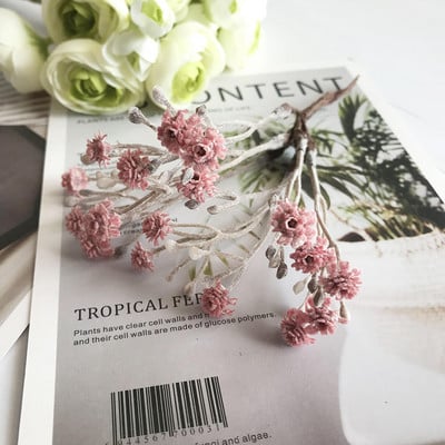 6 buc Buchet de eucalipt Ramuri de copac Frunze artificiale de mătase Decorare pentru casă Aranjament floral DIY Coroană de frunziș artificial