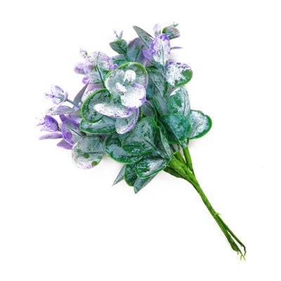 6 buc Buchet de eucalipt Ramuri de copac Frunze artificiale de mătase Decorare pentru casă Aranjament floral DIY Coroană de frunziș artificial