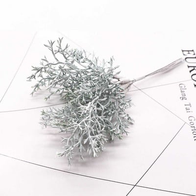 6 buc Buchet de eucalipt Ramuri de copac Frunze artificiale de mătase Decorare pentru casă Aranjament floral DIY Coroană de frunziș artificial