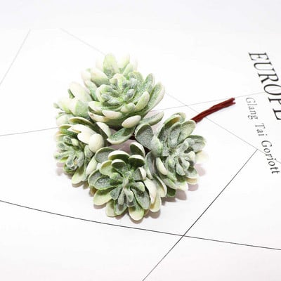 6 buc Buchet de eucalipt Ramuri de copac Frunze artificiale de mătase Decorare pentru casă Aranjament floral DIY Coroană de frunziș artificial