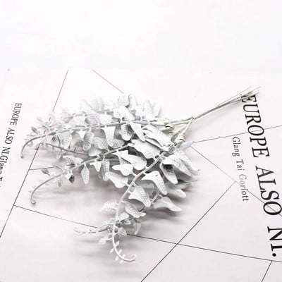 6 buc Buchet de eucalipt Ramuri de copac Frunze artificiale de mătase Decorare pentru casă Aranjament floral DIY Coroană de frunziș artificial