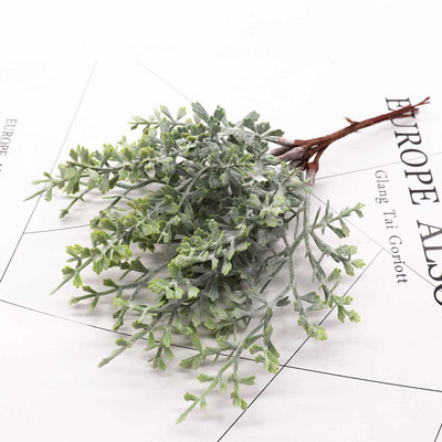 6 buc Buchet de eucalipt Ramuri de copac Frunze artificiale de mătase Decorare pentru casă Aranjament floral DIY Coroană de frunziș artificial