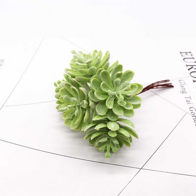 6 buc Buchet de eucalipt Ramuri de copac Frunze artificiale de mătase Decorare pentru casă Aranjament floral DIY Coroană de frunziș artificial