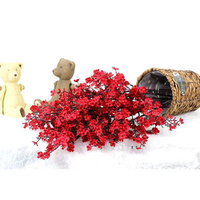 rózsaszín cseresznyevirág műanyag ág műselyem virágok sakura esküvői otthoni bolt dekoráció fehér hamis virágok barkács dec.