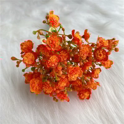 42 de capete Babysbreath pachet mic alb albastru Flori artificiale pentru Crăciun Decor de nuntă Flores artificiales Decor camera