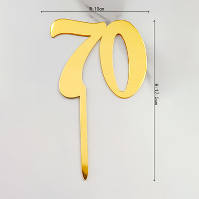 Spoguļvirsmas kūkas virsma akrila numurs 18/21/30/40/50/60/70/80 Kāzu gadadiena Topper dzimšanas dienas ballītes kūkas dekorēšana