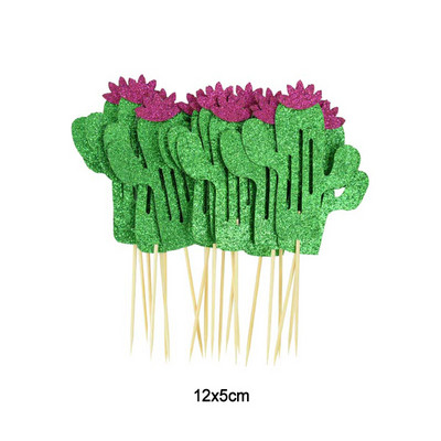 10 gab palmu lapu flamingo kūciņu virsma Havajiešu Luau vasaras ballītes kūkas dekorēšana bērniem džungļu dzimšanas dienas ballīte tropiskās kāzas