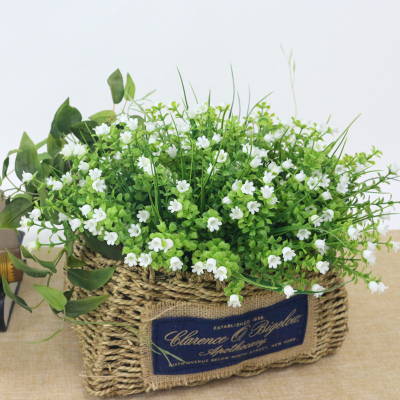 JAROWN Simulare Buchet de lacramioare din plastic artificial flori false nunta bricolaj flori acasă petrecere sărbătoare decor flori