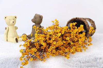 Kirsiõied Kunstlilled Beebi hingeõhk Gypsophila võltslilled DIY Pulmakaunistus Kodu Kimp Kunstlillede haru