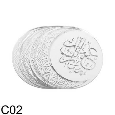 5/10 buc. Acrilic Eid Mubarak Tort Topper Hajj Mubarak Ramadan Islamic Musulman Cupcake Topper Festival Party Coace Decorare Tort