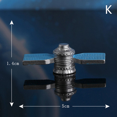 Διακόσμηση τούρτας γενεθλίων 1 τμχ Space Astronaut Παιδικό πλαστικό διαστημόπλοιο πλανήτης ενός έτους Plug-in Διακόσμηση τούρτας γενεθλίων