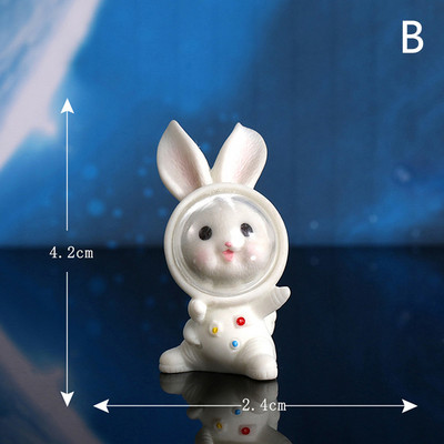 Διακόσμηση τούρτας γενεθλίων 1 τμχ Space Astronaut Παιδικό πλαστικό διαστημόπλοιο πλανήτης ενός έτους Plug-in Διακόσμηση τούρτας γενεθλίων