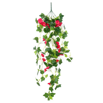 Rose Vine Τεχνητά Λουλούδια Lvy Γάμος Σπίτι Διακόσμηση Μπαλκονιού Αψίδα Κήπου DIY Κρεμαστή γιρλάντα Τεχνητά φυτά Ψεύτικα λουλούδια