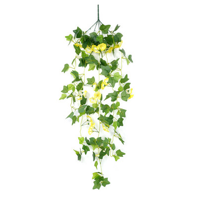 Rose Vine Τεχνητά Λουλούδια Lvy Γάμος Σπίτι Διακόσμηση Μπαλκονιού Αψίδα Κήπου DIY Κρεμαστή γιρλάντα Τεχνητά φυτά Ψεύτικα λουλούδια