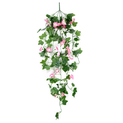 Rose Vine Τεχνητά Λουλούδια Lvy Γάμος Σπίτι Διακόσμηση Μπαλκονιού Αψίδα Κήπου DIY Κρεμαστή γιρλάντα Τεχνητά φυτά Ψεύτικα λουλούδια