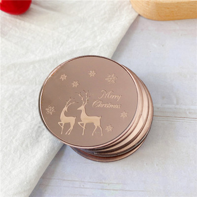 Noi 10 bucăți acrilic, aur roz, argint, decorare pentru tort, cerc pentru cupcake, decorare pentru tort pentru desert de petrecere de aniversare