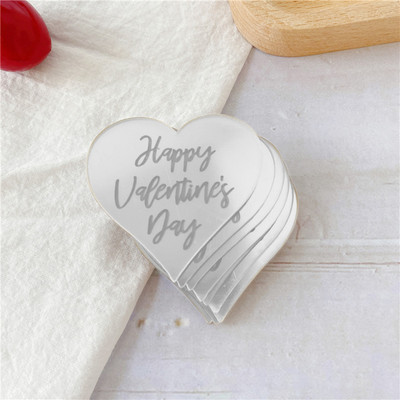 Noi 10 bucăți acrilic, aur roz, argint, decorare pentru tort, cerc pentru cupcake, decorare pentru tort pentru desert de petrecere de aniversare