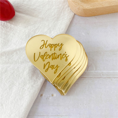 Noi 10 bucăți acrilic, aur roz, argint, decorare pentru tort, cerc pentru cupcake, decorare pentru tort pentru desert de petrecere de aniversare