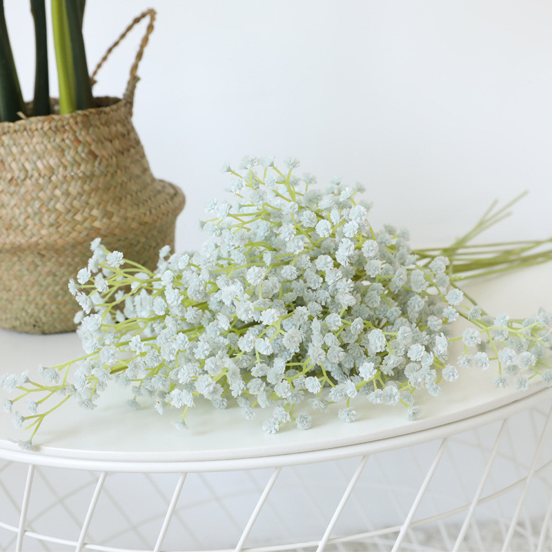 135 mini capete 62 cm DIY artificială pentru copii respirație floare Gypsophila plante false din silicon Decor nunta aranjament de flori acasă