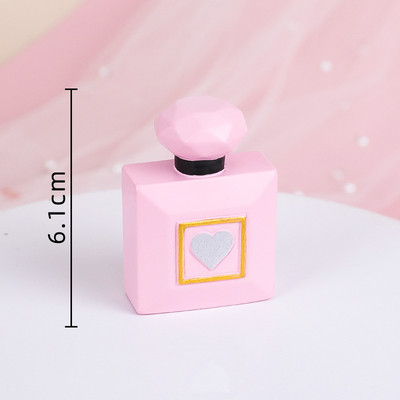 Parfimērijas lūpu krāsa Paris Cake Topper Girls Happy Birthday Dekorācija Kāzu Līgavas Ballīte Vecpuišu Cupcake Toppers Dekors