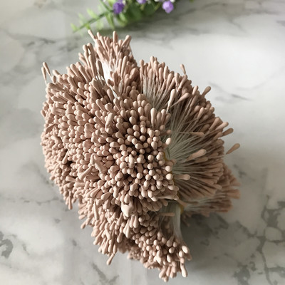 400 gab. 1,5 mm Mini Stamen ar rokām darināti mākslīgie ziedi kāzu ballītēm mājas dekorēšanai DIY Ziemassvētku albumu aksesuāri