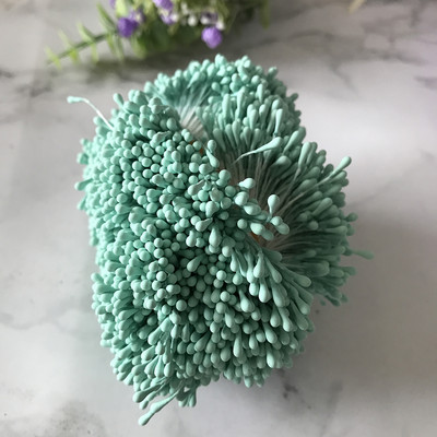 400 gab. 1,5 mm Mini Stamen ar rokām darināti mākslīgie ziedi kāzu ballītēm mājas dekorēšanai DIY Ziemassvētku albumu aksesuāri