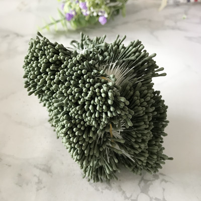 400 gab. 1,5 mm Mini Stamen ar rokām darināti mākslīgie ziedi kāzu ballītēm mājas dekorēšanai DIY Ziemassvētku albumu aksesuāri