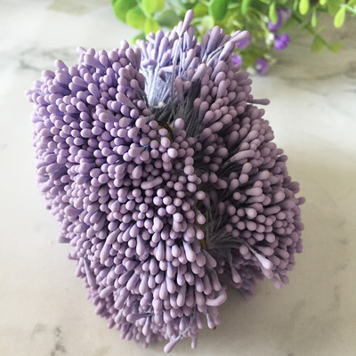 400 gab. 1,5 mm Mini Stamen ar rokām darināti mākslīgie ziedi kāzu ballītēm mājas dekorēšanai DIY Ziemassvētku albumu aksesuāri