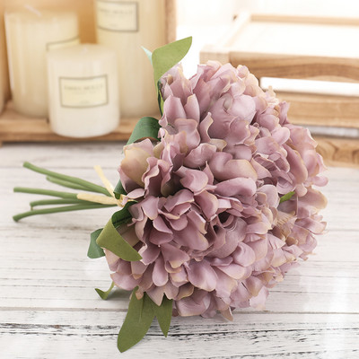 5db nagy fehér selyem mesterséges bazsarózsa csokor virág dekoráció esküvői otthoni asztal nagy hamis virágok Valentin-napi kellékek