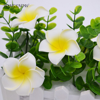 10 τμχ Plumeria PE Foam Frangipani Τεχνητό Λουλούδι Κεφαλή Σπίτι Κήπος Αυγά Λουλούδια Διακόσμηση Γάμου Εκδήλωση Προμήθειες