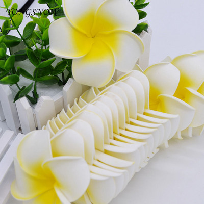 10 bucăți Plumeria PE spumă Frangipani flori artificiale toaletă pentru casă, grădină, ou flori, decorare nuntă, consumabile pentru petreceri