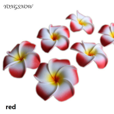 10db Plumeria PE hab Frangipani művirág fejdísz Otthoni kert Tojásvirágok Esküvői dekoráció Esküvői Parti Kellékek