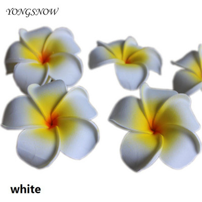 10db Plumeria PE hab Frangipani művirág fejdísz Otthoni kert Tojásvirágok Esküvői dekoráció Esküvői Parti Kellékek