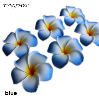 10db Plumeria PE hab Frangipani művirág fejdísz Otthoni kert Tojásvirágok Esküvői dekoráció Esküvői Parti Kellékek