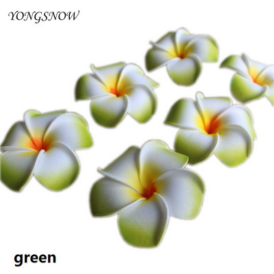 10db Plumeria PE hab Frangipani művirág fejdísz Otthoni kert Tojásvirágok Esküvői dekoráció Esküvői Parti Kellékek