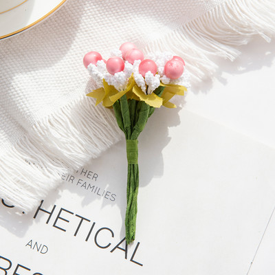 100 gab. Mākslīgie ziedi, vairumtirdzniecība putuplasta pumpuru kāzu vainagi Ziemassvētku rotājumi mājām iekštelpām, izgatavotas dāvanas, konfekšu kastītes albums