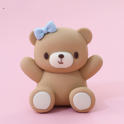 Születésnapi torta topper aranyos rózsaszín kék baba medve vonat fiú lány 1. születésnapi buli torta dekor golyók baba zuhany kellékek