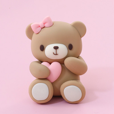 Születésnapi torta topper aranyos rózsaszín kék baba medve vonat fiú lány 1. születésnapi buli torta dekor golyók baba zuhany kellékek