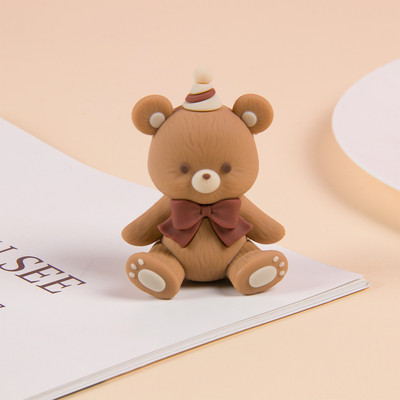 Születésnapi torta topper aranyos rózsaszín kék baba medve vonat fiú lány 1. születésnapi buli torta dekor golyók baba zuhany kellékek