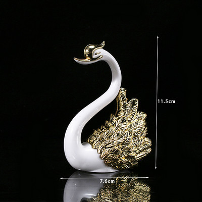 Λευκό φτερό κύκνου Ρητίνη Topper Χρόνια πολλά