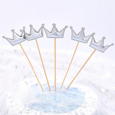 10/20/50 τμχ Heart Star Cupcake Toppers Cake Topper Διακόσμηση Επιλογές Παιδικής Γάμου Διακοσμήσεις για πάρτι γενεθλίων Μπομπονιέρες μωρού