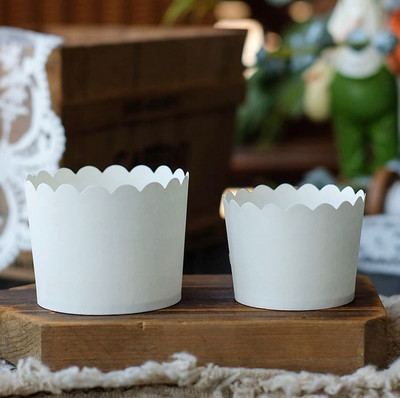 10gab. Mini smalkmaizīšu krūze Papīra kēksu iesaiņojumi Cepšanas krūzes Mafinu kastītes Kūku krūze DIY kūku rīki Virtuves cepšanas piederumi
